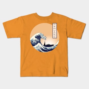 Great Wave off New York Kids T-Shirt